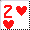 2 de coeur